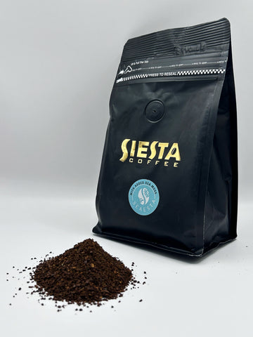 Siesta Superfood Infused Ground Coffee | Boost Metabolism & Immunity | Daily Wellness Brew | 250g Bag