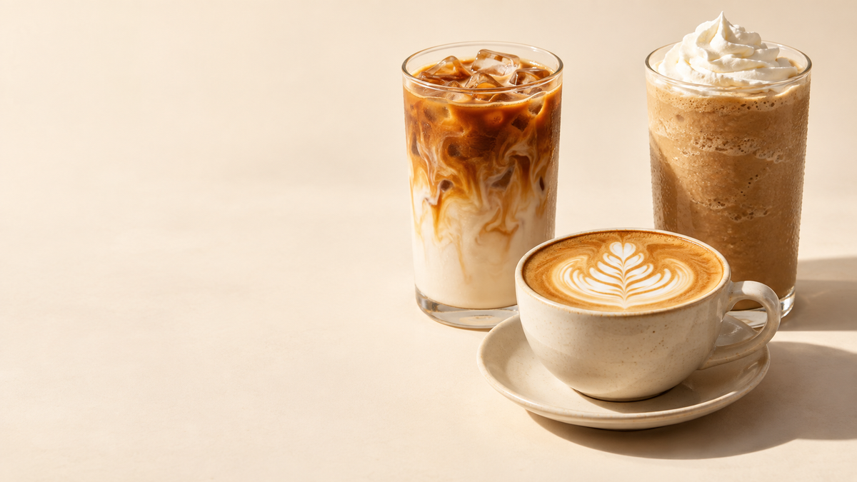 Three Siesta Coffee drinks